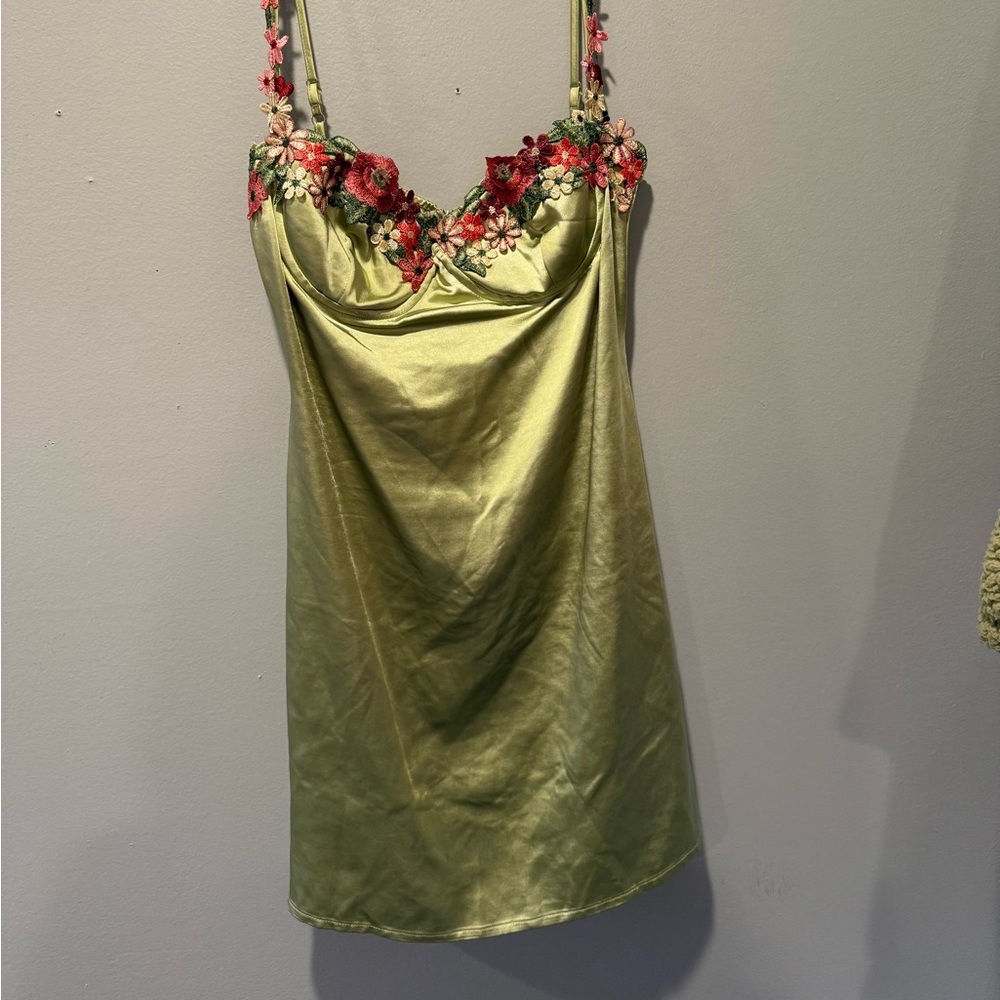 Princess Polly Kenzie Mini Dress Green